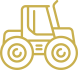 PNG of Tractor with Gray colour lines